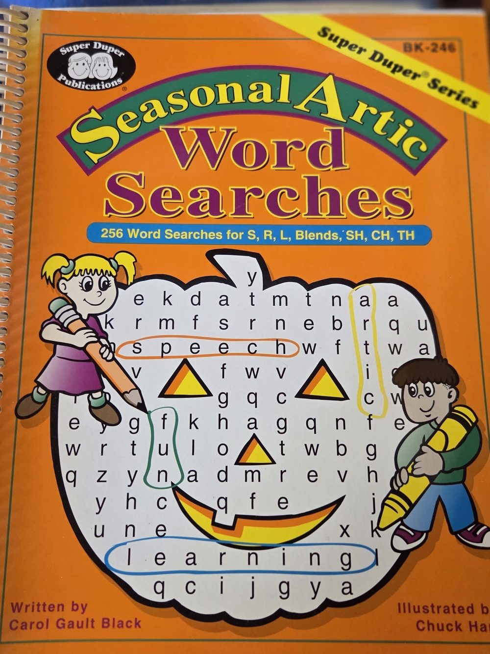 Super Duper Seasonal Artic Word Searches - Orange Kids Activity Book